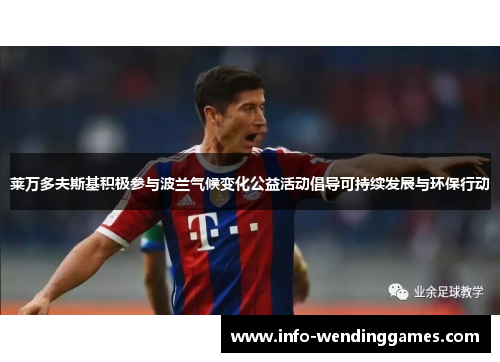 莱万多夫斯基积极参与波兰气候变化公益活动倡导可持续发展与环保行动